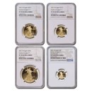 2021-W 4-Coin Proof Gold Eagle Set (Type 1) PF-70 NGC